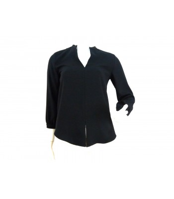 Sonia de Nisco Camicia donna con pizzo nero