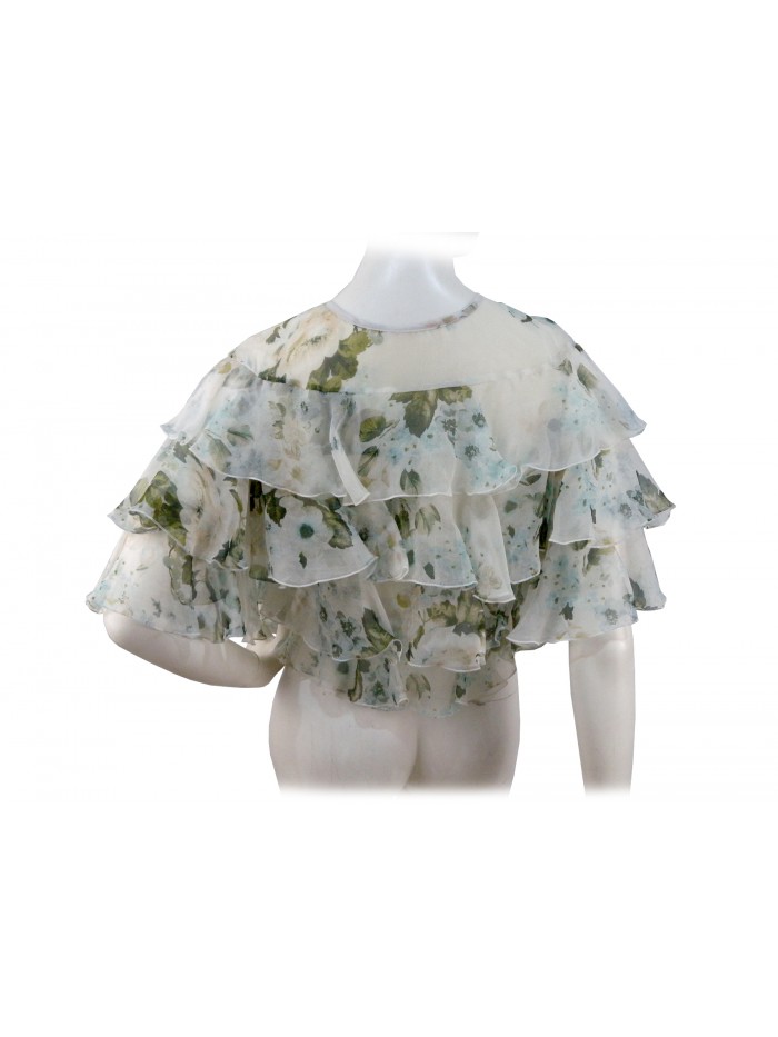 Woman shirt mod. Half-sleeved flounce Bahiyam