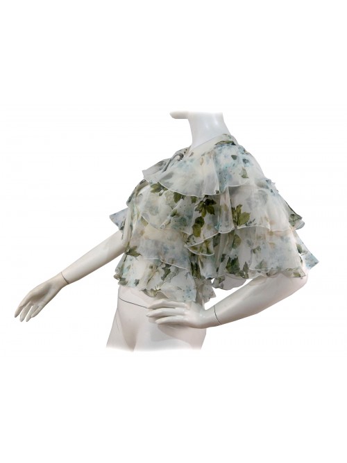 Woman shirt mod. Half-sleeved flounce Bahiyam