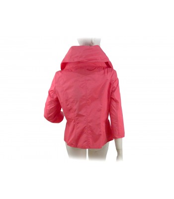 Giacca donna collo alto sfiancata, manica 3/4, chiusura laterale 2