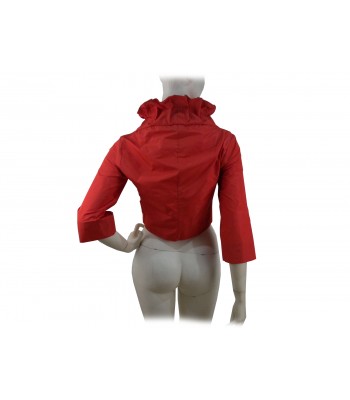 Women's jacket with folded shrugs, 3/4 wide sleeves 2