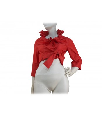 D. Exterior Women's jacket with coral folds