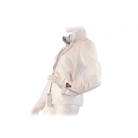 Women's double jacket with zip effect