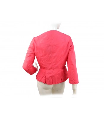 Flared women's jacket, curl on the lower edge, neck down 2
