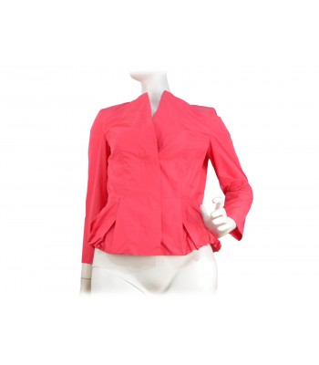 D. Exterior Slim pink women's jacket