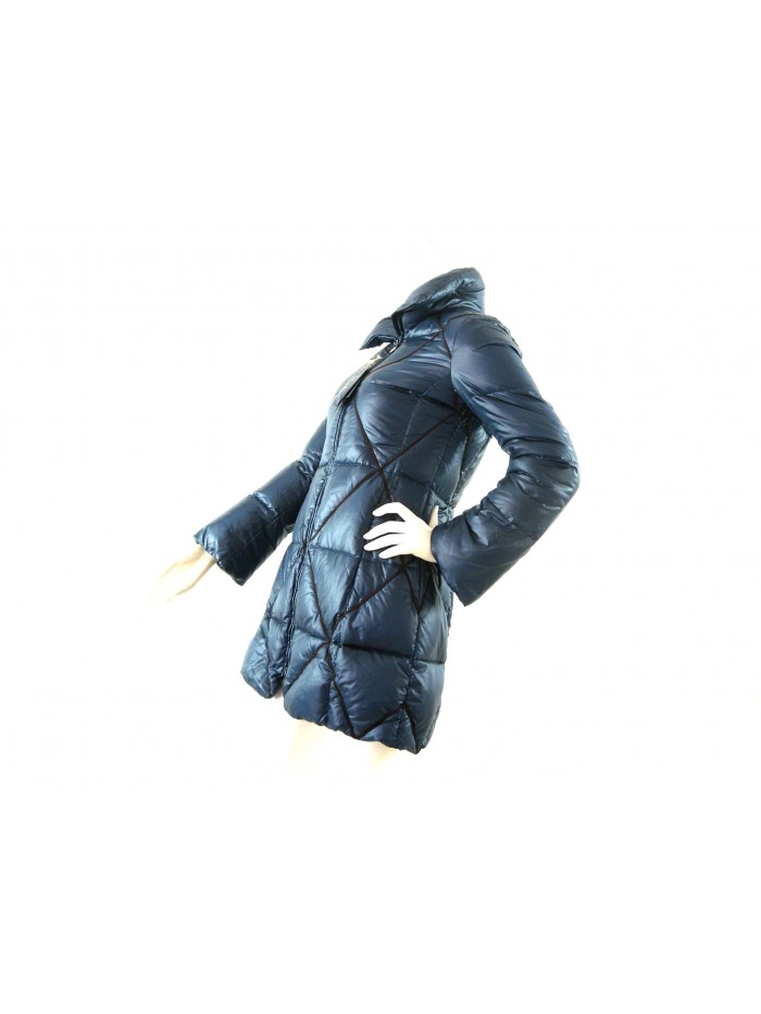 Giubbotto donna losangata sfiancata, lunghezza gamba