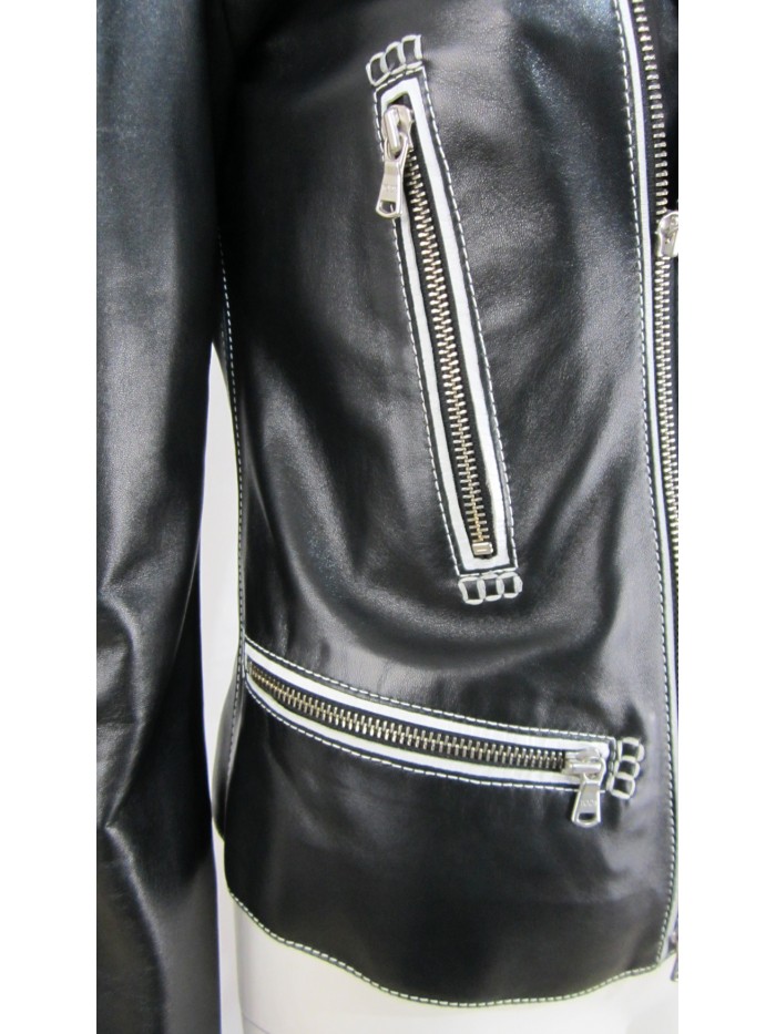 Giacca donna Tod's Biker con toppe