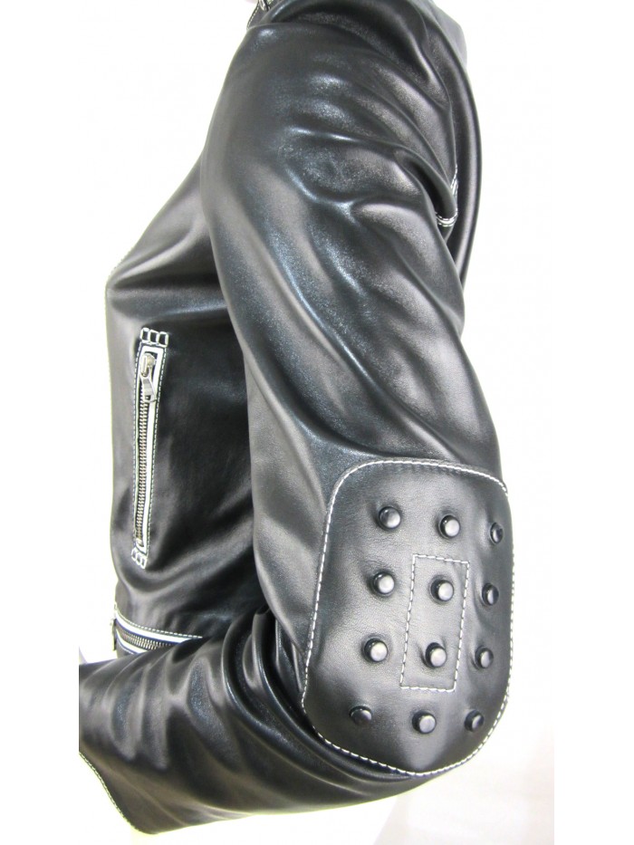 Tod's Biker woman jacket with patches