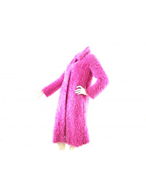 Giaccone donna collo monopetto, lunghezza ginocchio