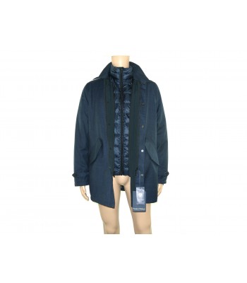 People of Shibuya Man coat mod. Haciko Pied de Poule Blue 2