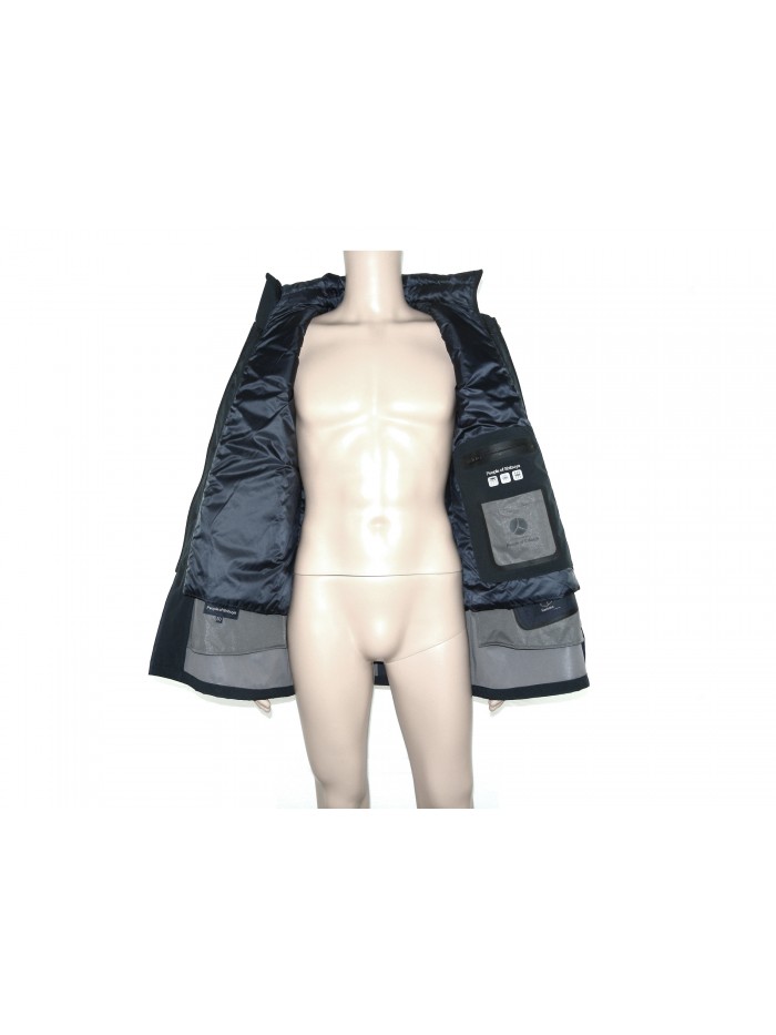 People of Shibuya Man coat mod. Haciko Pied de Poule Gray