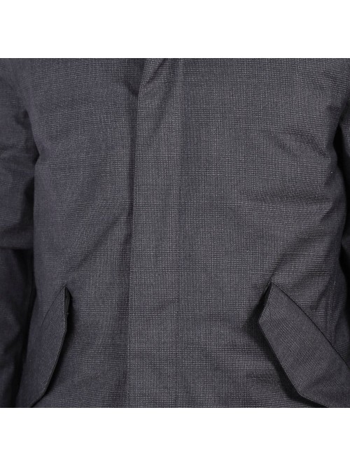 People of Shibuya Giaccone uomo mod. Haciko Pied de Poule Grigio