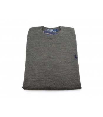 Ralph Lauren Maglia uomo Slim Fit Grigio Melange