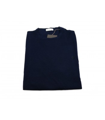 Ballantyne Men's sweater round neck blue