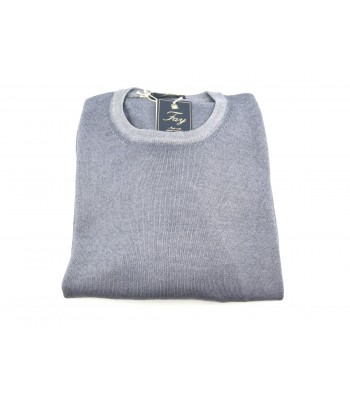 Fay Maglia uomo giro collo Grigio