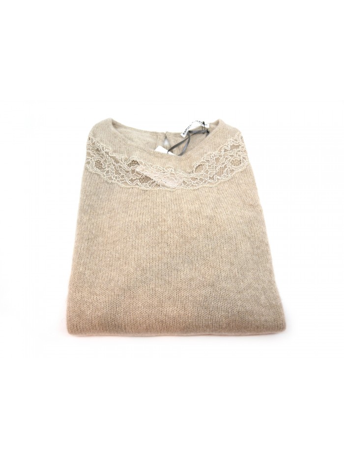 Maglia donna art.123/B, 100% Cashmere Made in Italy, collo a giro Maglia donna art.123/B, 100% Cashmere Made in Italy, collo a giro