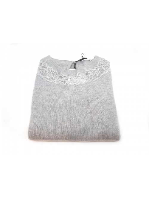 Maglia donna art.123/B, 100% Cashmere Made in Italy, collo a giro Maglia donna art.123/B, 100% Cashmere Made in Italy, collo a giro