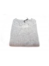 Women's shirt art.123 / B, 100% Cashmere Made in Italy, round neck