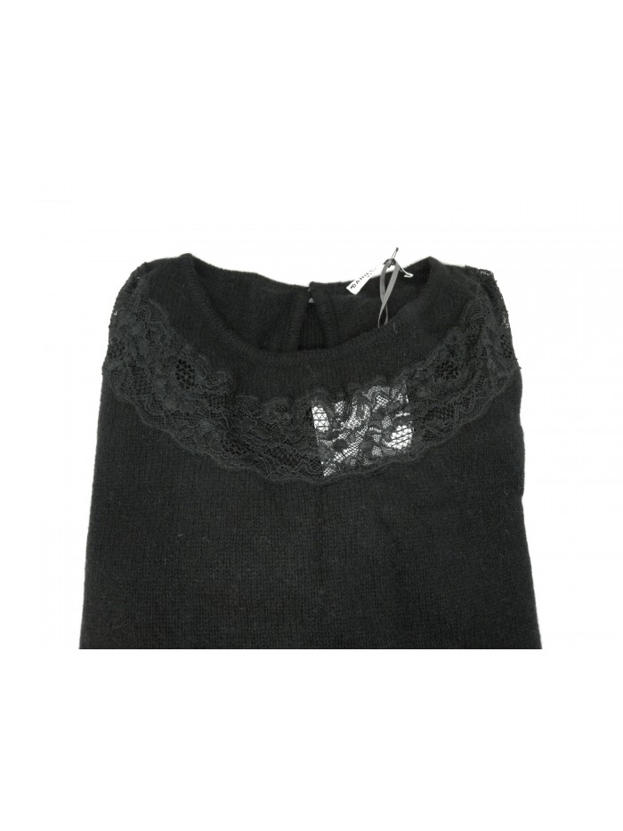Maglia donna art.123/B, 100% Cashmere Made in Italy, collo a giro