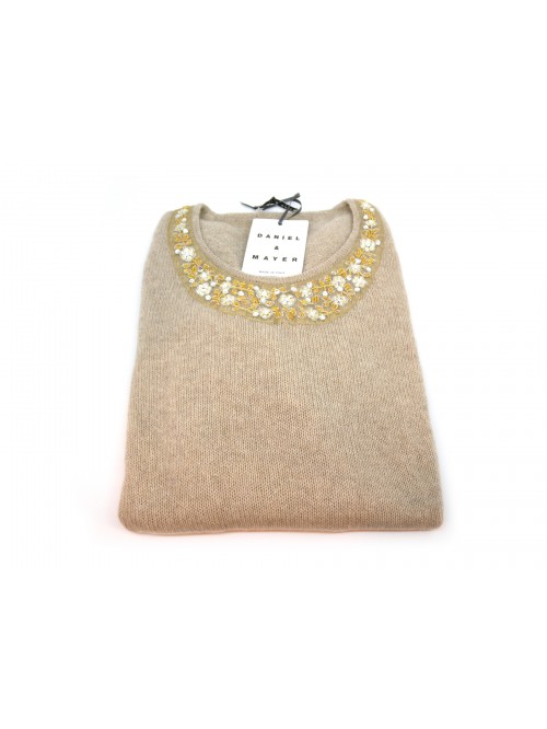 Women's shirt art.123 / A, 100% Cashmere Made in Italy, round neck Women's shirt art.123 / A, 100% Cashmere Made in Italy, round neck