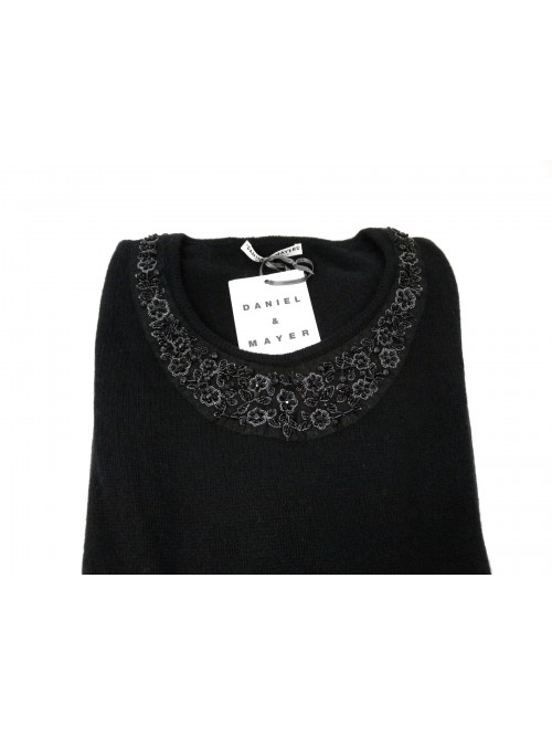 Women's shirt art.123 / A, 100% Cashmere Made in Italy, round neck