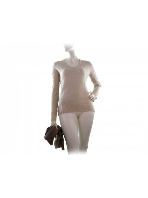 Women's shirt art.W03012, 100% Cashmere Made in Italy, wide V-neck