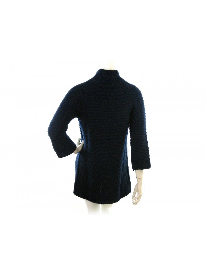 Women's cardigan shirt art.835, 100% Cashmere Made in Italy,
