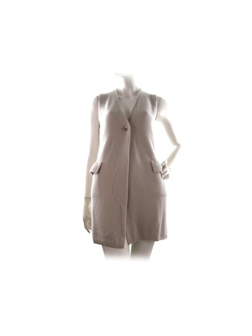 Gilet woman long art.706 100% Cashmere Made in Italy 2-thread fabric Gilet woman long art.706 100% Cashmere Made in Italy 2-thread fabric