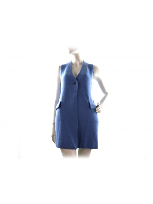 Gilet woman long art.706 100% Cashmere Made in Italy 2-thread fabric Gilet woman long art.706 100% Cashmere Made in Italy 2-thread fabric