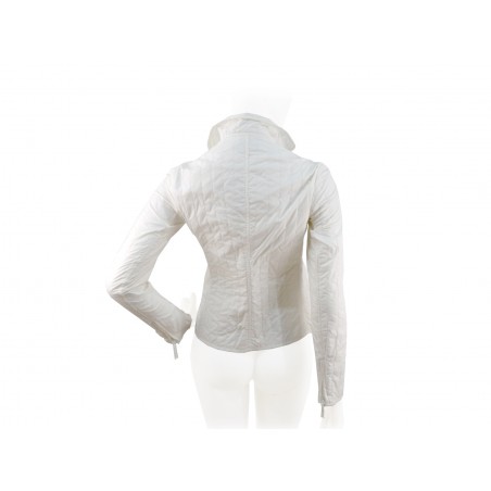 Tofee women's jacket Slim male cut light vertical quilt.