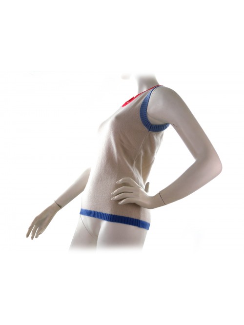 Twin Set donna Cardigan+Gilet art.602/603, 100% Cashmere Made in Italy