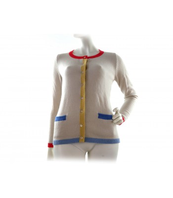 Daniel & Mayer Twin Set woman Cardigan + Gilet art.602 / 603 Beige