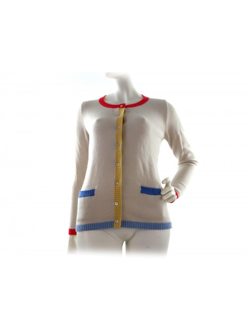 Twin Set donna Cardigan+Gilet art.602/603, 100% Cashmere Made in Italy Twin Set donna Cardigan+Gilet art.602/603, 100% Cashmere Made in Italy