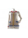 Twin Set woman Cardigan + Gilet art.602 / 603, 100% Cashmere Made in Italy