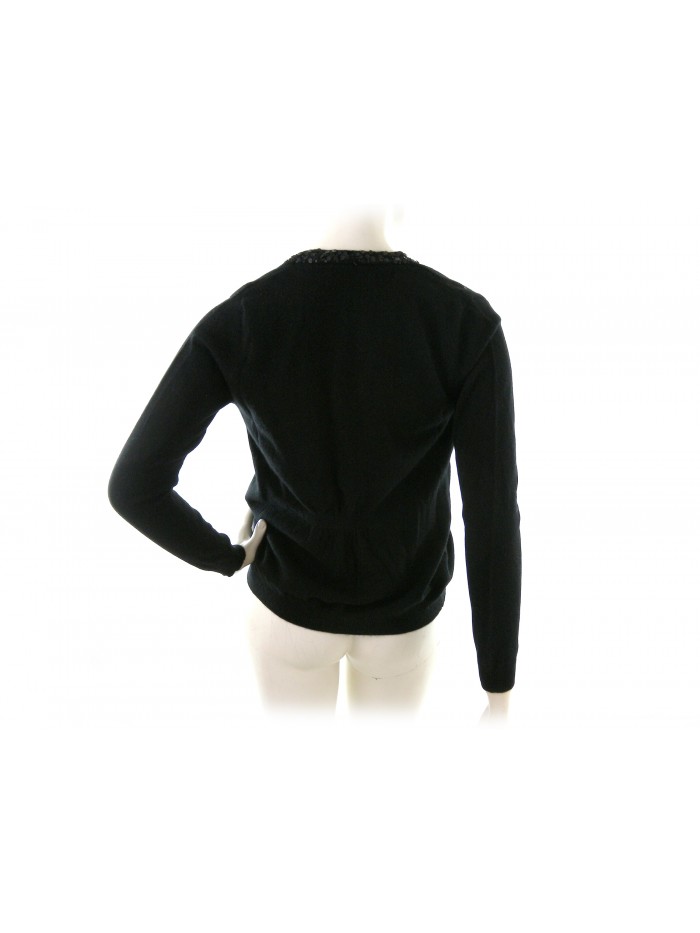 Twin Set woman Elegant Cardigan + Tank art.W701 / 52, 100% Cashmere Made in Italy,