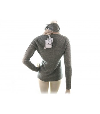 Maglia donna art.W03012, 100% Cashmere Made in Italy, collo a V largo 2