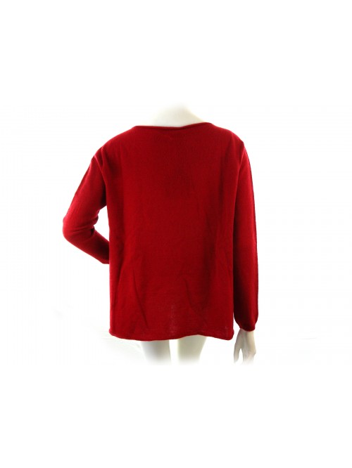 Maglia donna art.58645, 100% Cashmere Made in Italy,