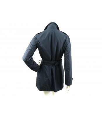 Women's jacket, Pipillotta, double-breasted, with zip closure and buttons with adjustable waist belt. 2
