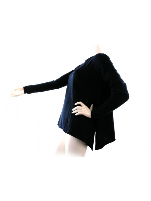 Women's shirt art.18239, 100% Cashmere Made in Italy,