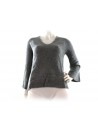 Women's shirt art.76106, 100% Cashmere Made in Italy,