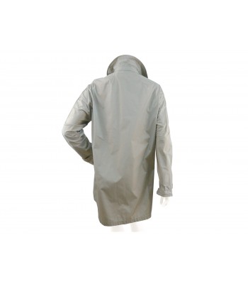 Women's Waterproof Jacket French shirt model collar with matching buttons. 2