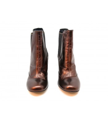 Niù Scarpa donna Mod. Tronchetto Tacco Tondo Rame 2