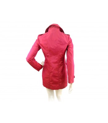 Waterproof double-breasted women's jacket with matching buttons. 2