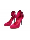 Mod. A33730 Pump Woman's Pump Royal Two-Tone Leather + Golf Tassel, covered leather, 110 mm heel.