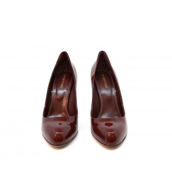 Woman shoe Mod. A34051 Pump Vit. Soft varnish, glossy effect covered leather, 120 mm heel. 2