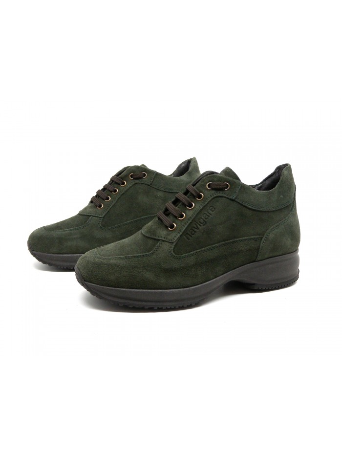 Navigare Scarpa donna Mod. 3030NV Camoscio Verde Navigare Scarpa donna Mod. 3030NV Camoscio Verde