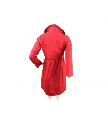 Women's Double-Breasted Empire Trenchcoat Jacket with curling and wide buttons. 2