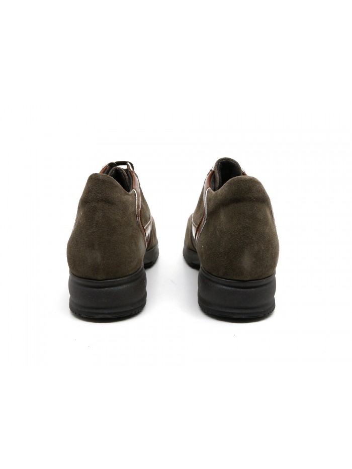 YOD Scarpa donna Mod. 3031 Camoscio Vernice Taupè