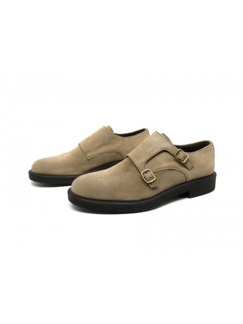 Quagìa Scarpa uomo Mod 1926 Pell. Velour Ecrù