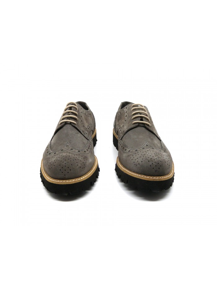 Drudd Men's shoe Art. Poul Camoscio Topo